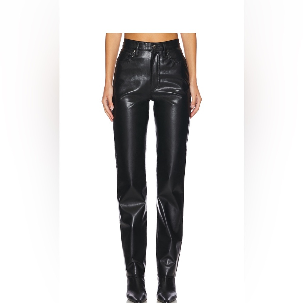 Agolde 90’s pinch waist leather pants
Size 24